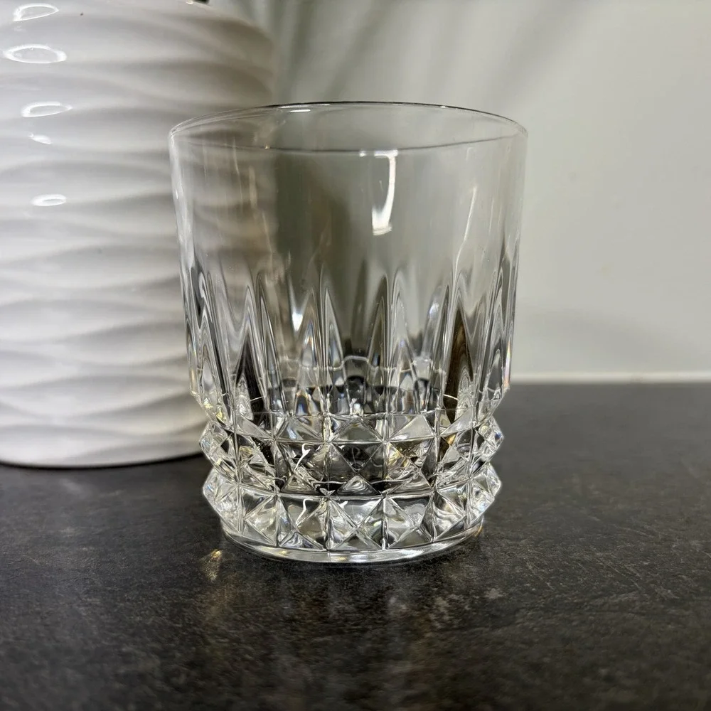 Cristal d'Arques Tuilleries Villandry Old Fashioned Whiskey Crystal Glass EUC